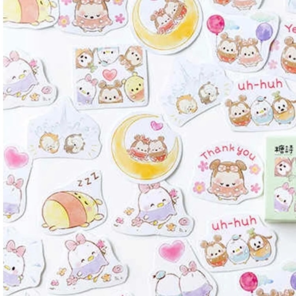 kawaii stickers Tsum Tsum 45 pc